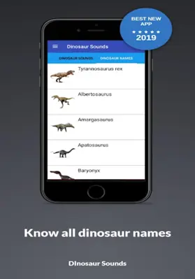 Dinosaur Sounds android App screenshot 0