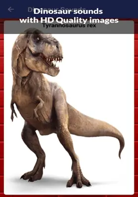 Dinosaur Sounds android App screenshot 3