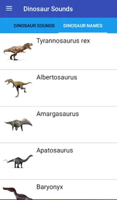 Dinosaur Sounds android App screenshot 6